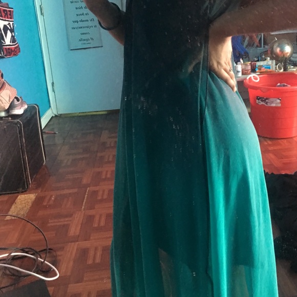 maxi dress w/openings - Picture 7 of 8